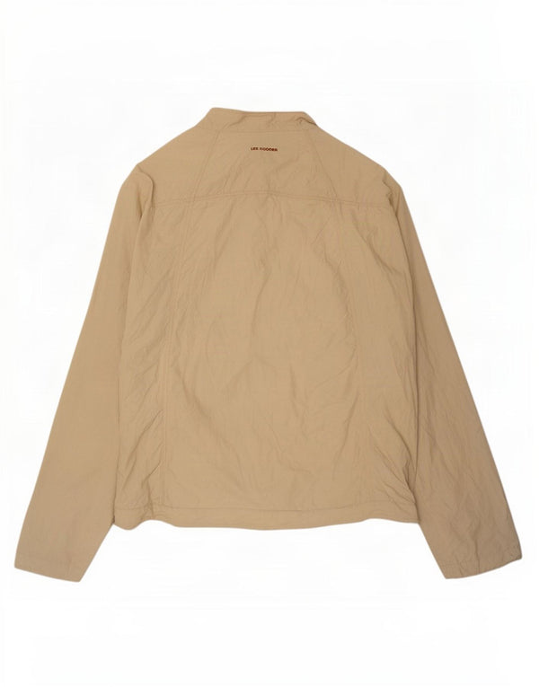 Lee Cooper Veste Bomber Homme UK 44 2XL Beige Nylon