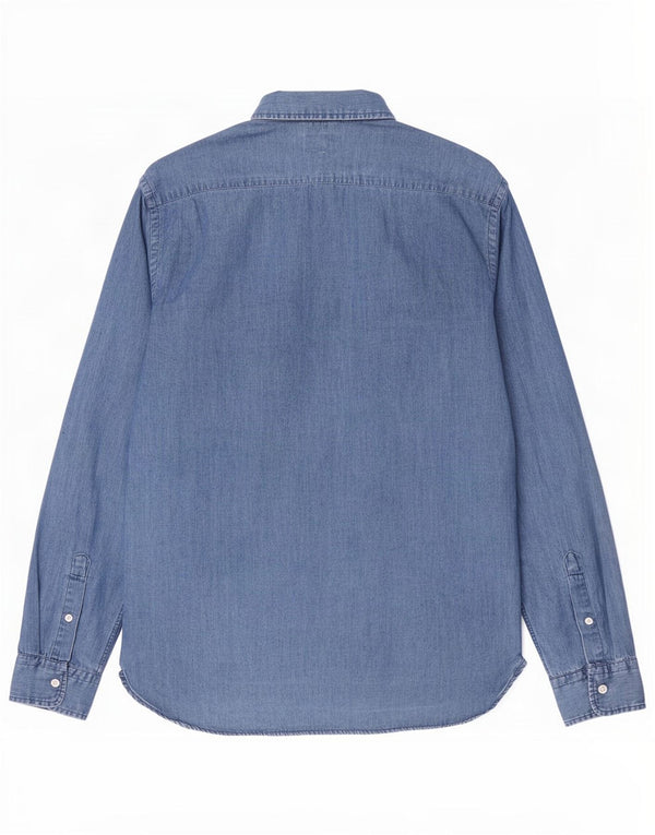 Camicia di jeans da uomo Levi's Large in cotone blu