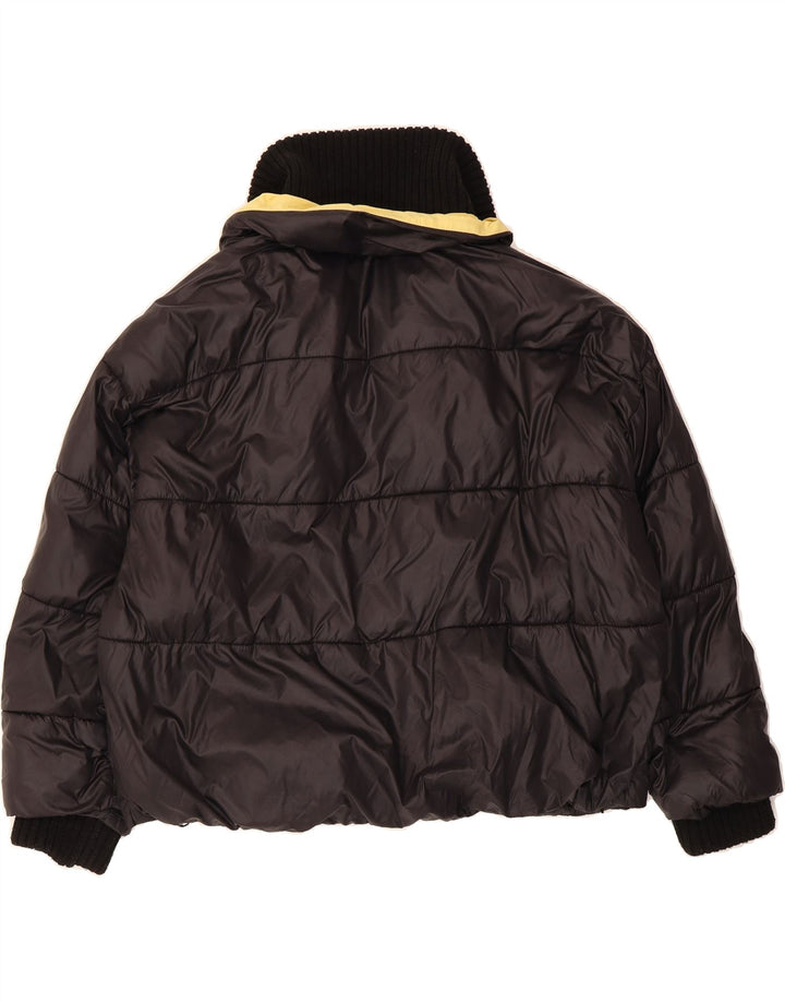 ZARA Womens Oversized Padded Jacket UK 14 Medium Black Polyester Vintage Zara and Second-Hand Zara from Messina Hembry 