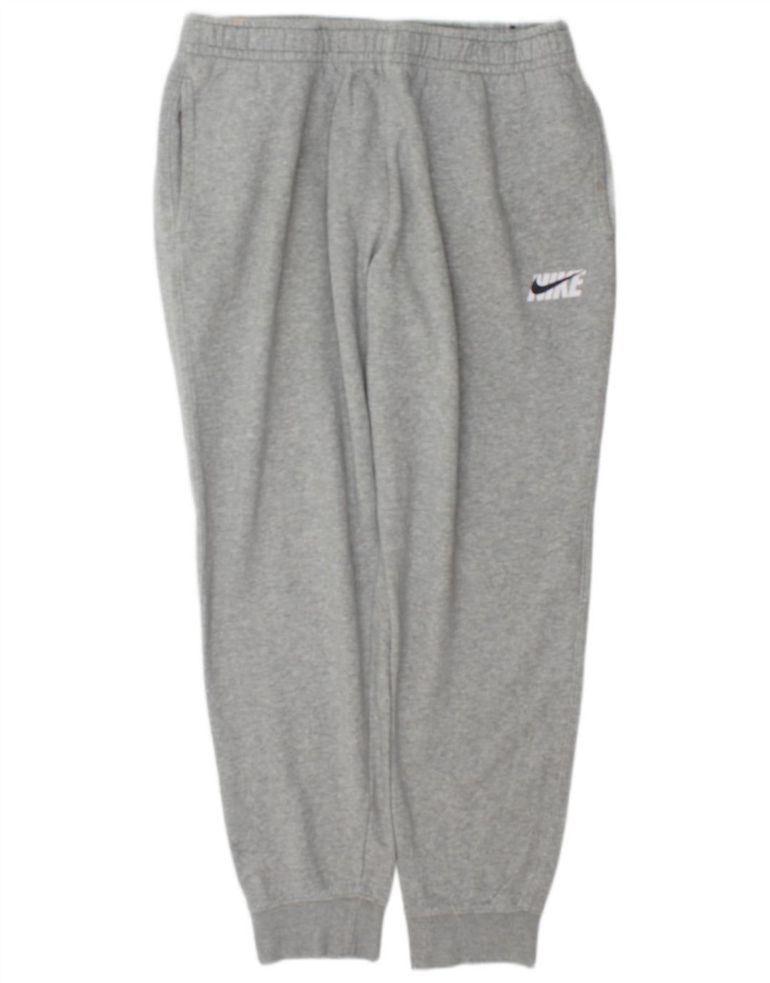 Pantaloni da tuta da uomo Nike Joggers grandi in cotone grigio