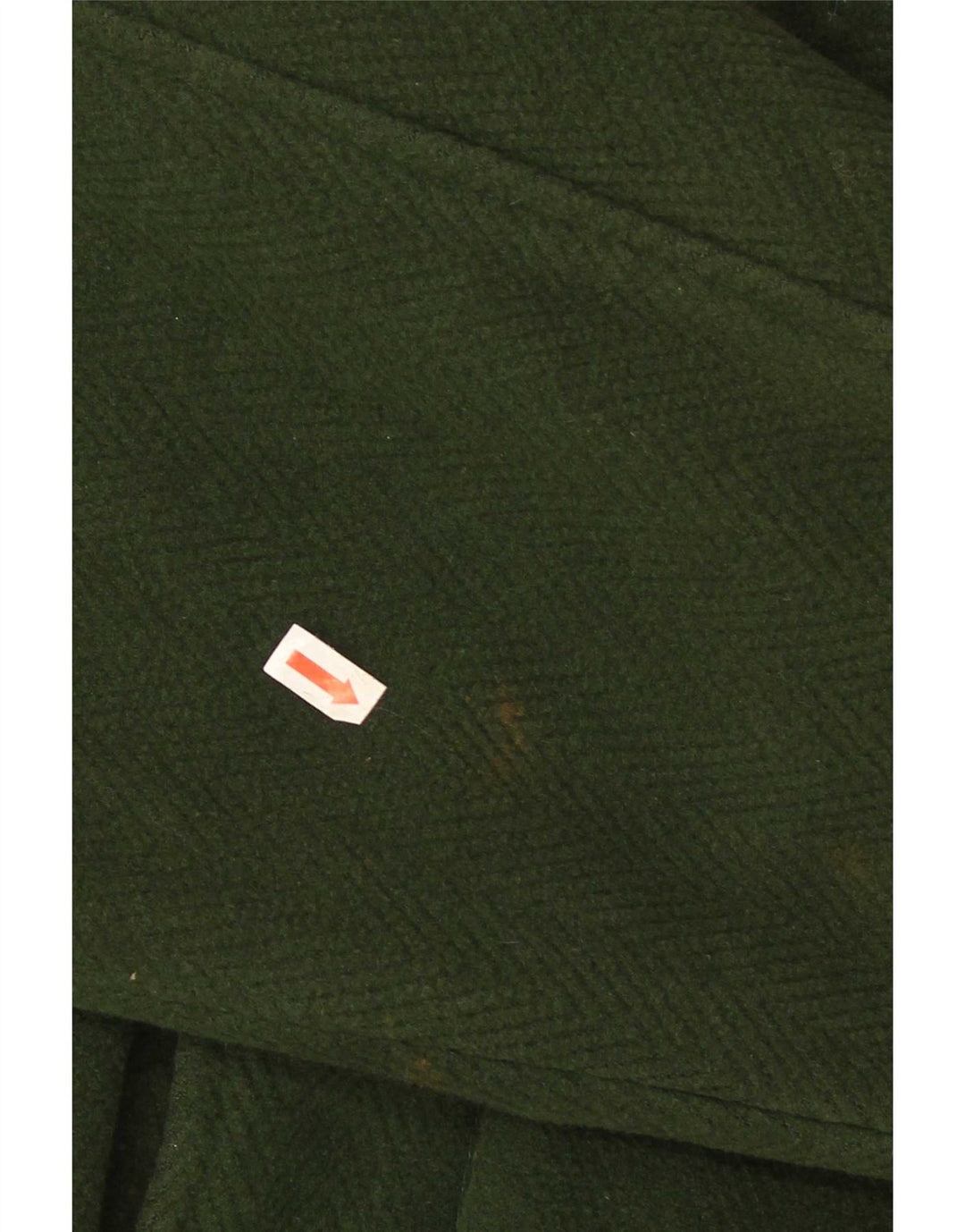 Vintage Mens Hooded Duffle Coat UK 38 Medium Green Acetate