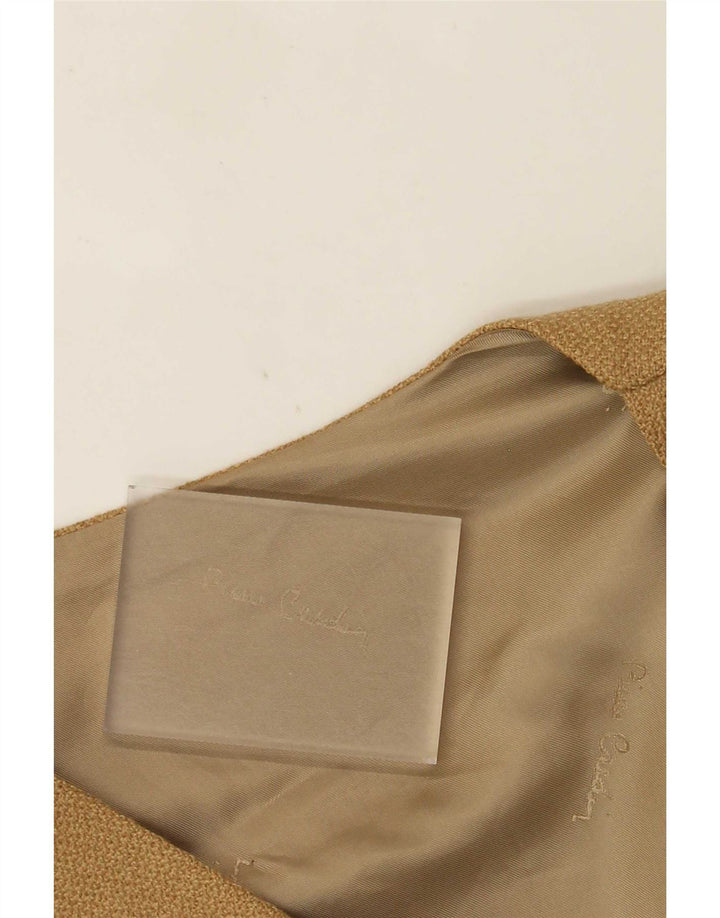Chaleco de hombre Pierre Cardin IT 48 Lana marrón medio