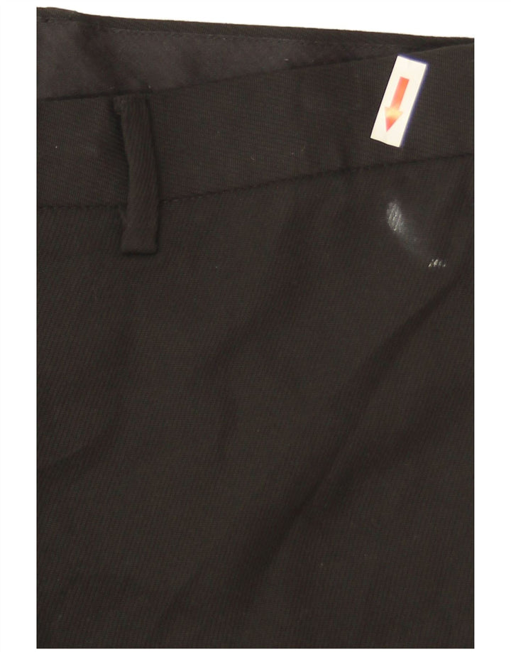 Marks & Spencer Lige Chinobukser til kvinder W32 L31 Sort polyester