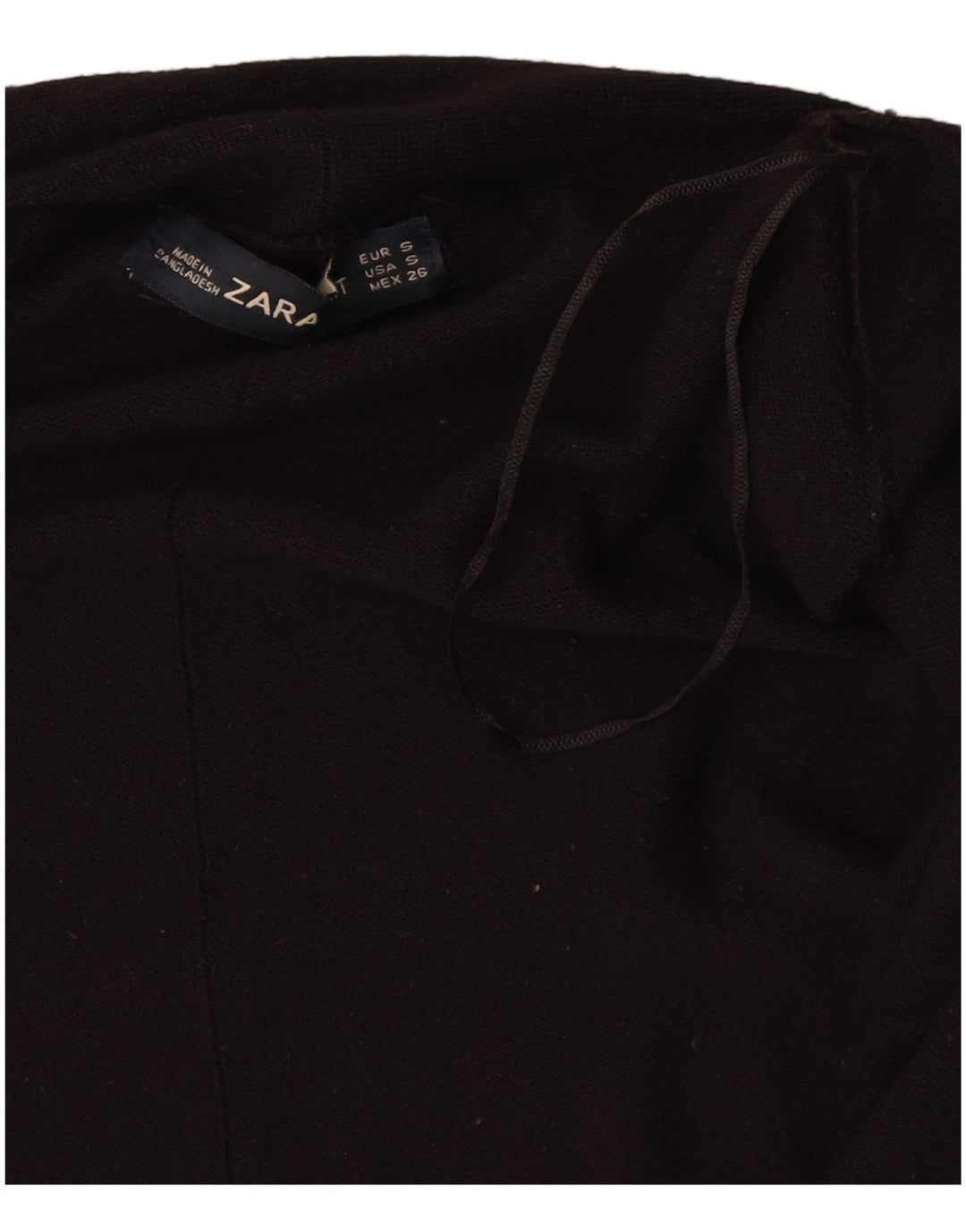 Zara Womens Cardigan Sweater UK 10 Small Black Viscose