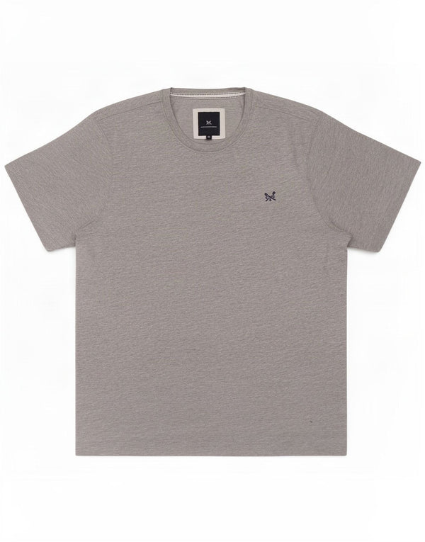 Crew Clothing T-Shirt Homme Top XL Gris Coton