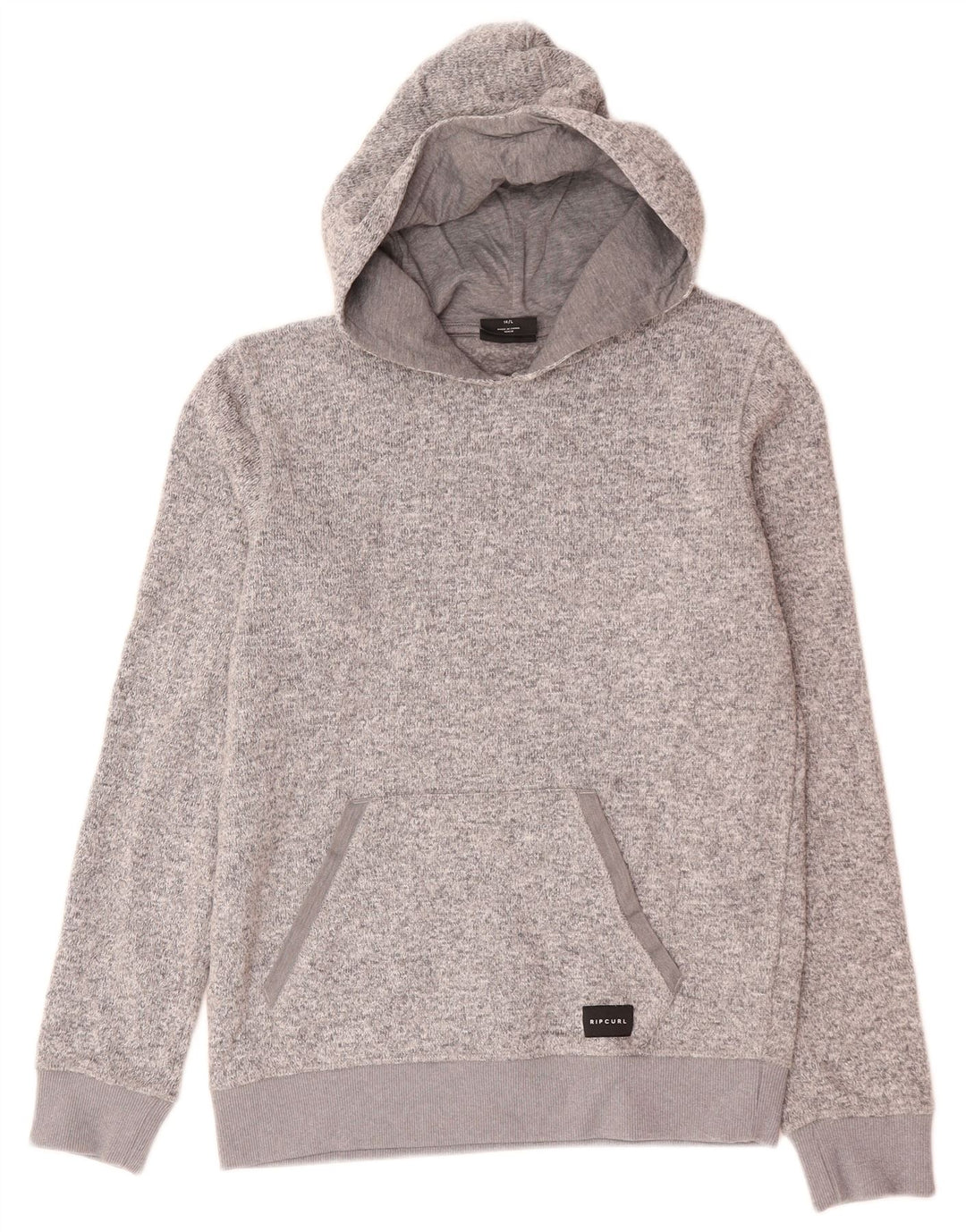 Rip Curl Womens Hoodie Jumper UK 14 Large Grey