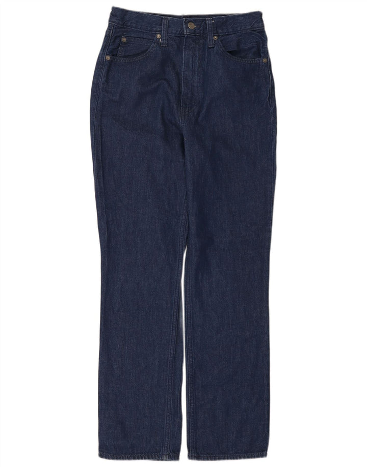 Levi's Womens Straight Jeans W27 L29 Navy Blue Cotton