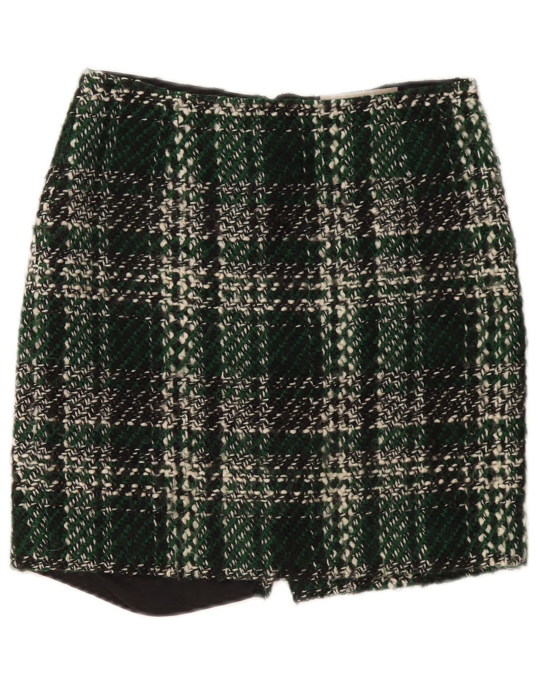 Fenn Wright Manson Dame Mini-nederdel UK 10 Small W30 Green Check Wool