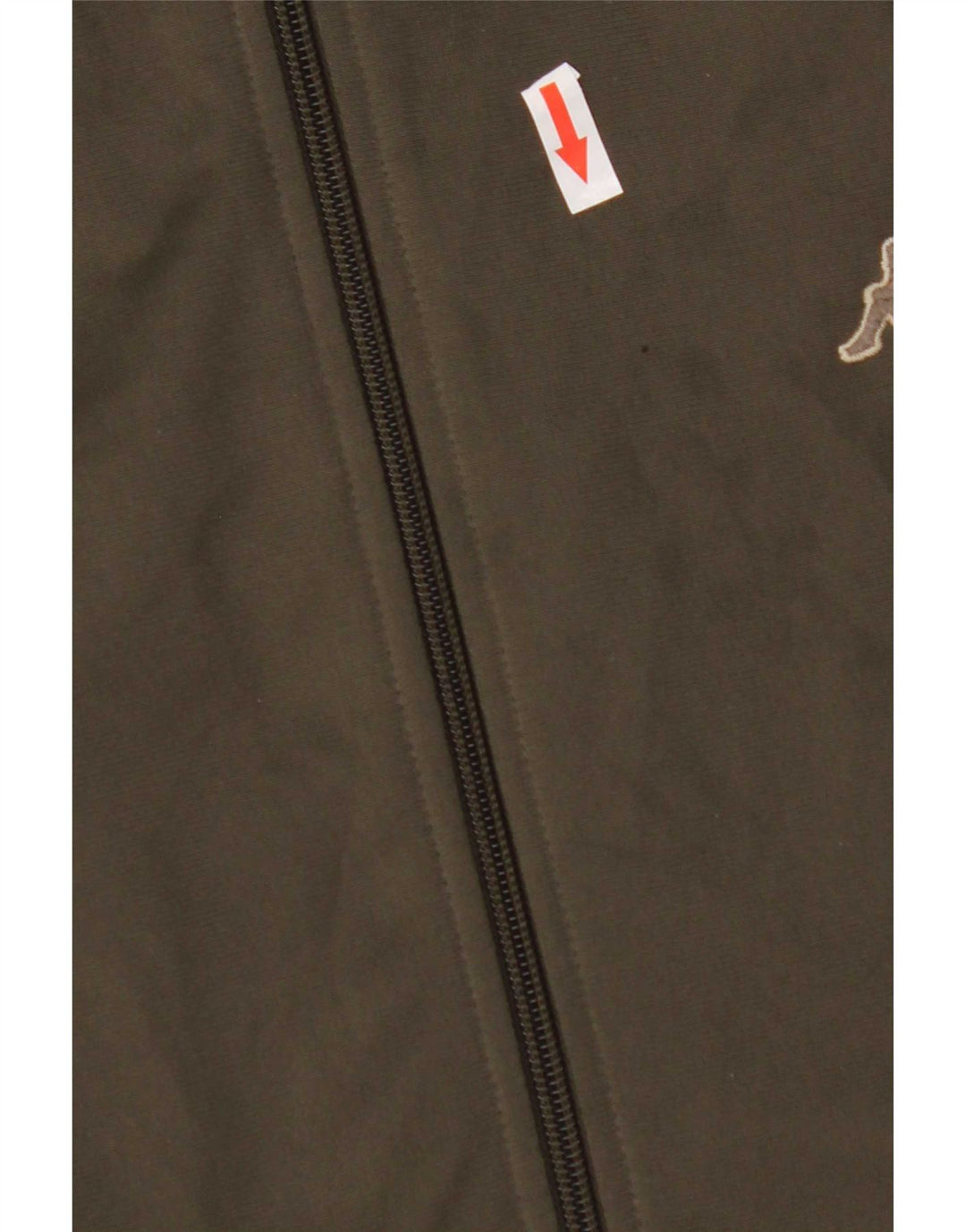 Kappa Mens Tracksuit Top Jacket XL Khaki Polyester