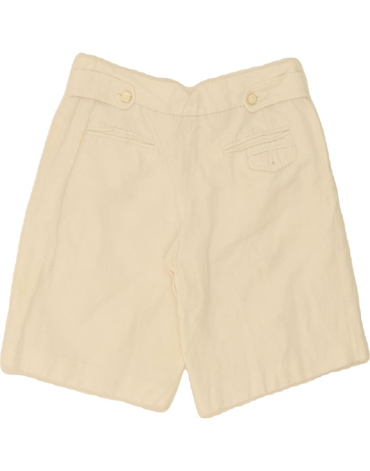 MASSIMO DUTTI Womens Chino Shorts EU 38 Small W28  Beige Cotton Vintage Massimo Dutti and Second-Hand Massimo Dutti from Messina Hembry 
