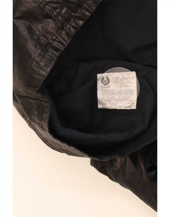 Belstaff Womens Biker Jacket IT 46 Grande Poliéster Preto