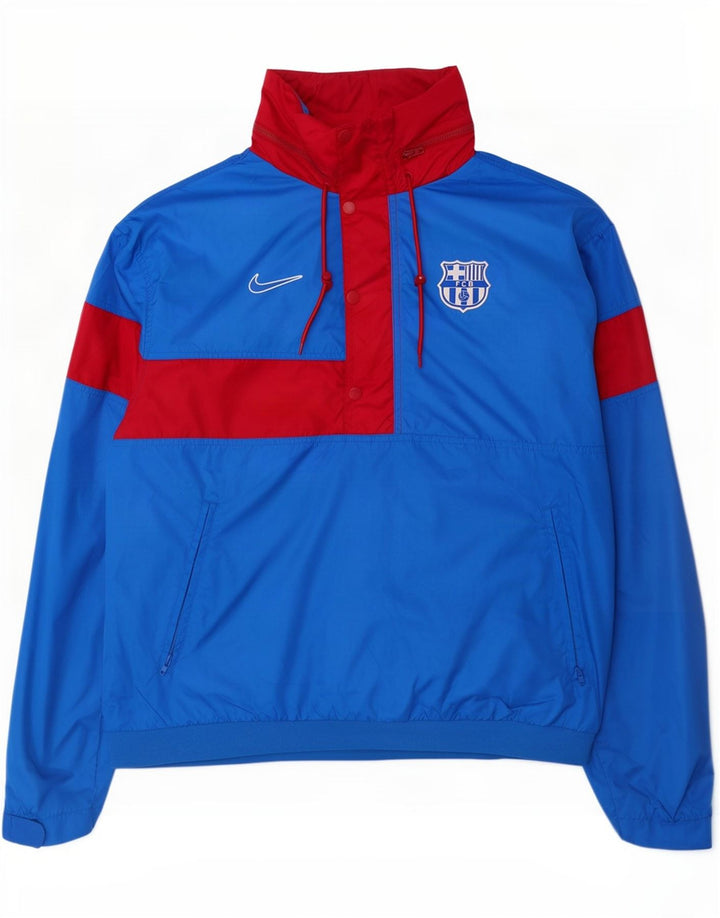 Jaqueta Nike Mens Barcelona Graphic Tracksuit Top Azul Médio Colorblock