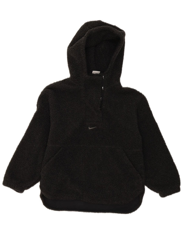 Nike γυναικεία κουκούλα Therma-Fit Fleece Jumper UK 14 Medium Black Polyester