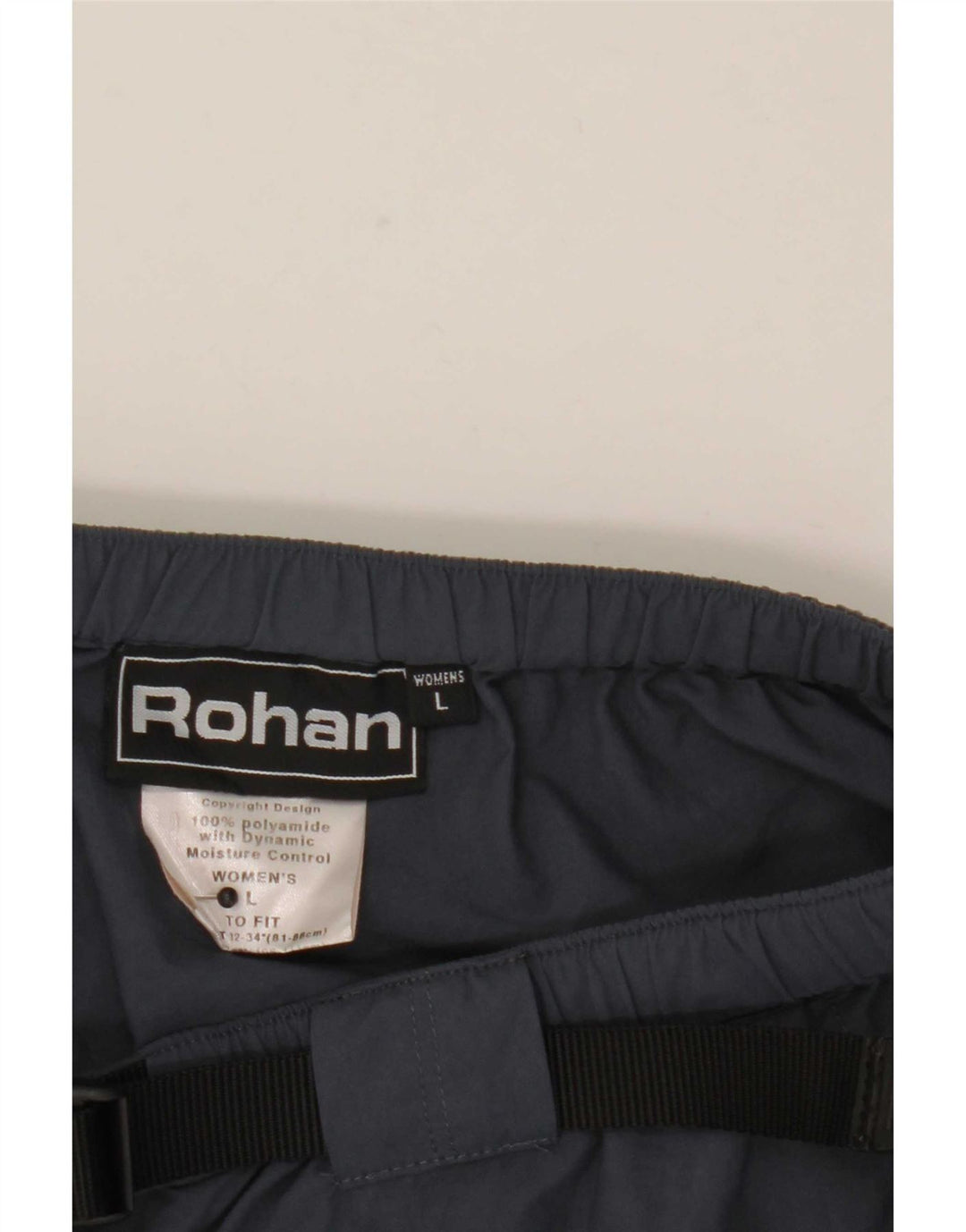 Женские походные брюки Rohan, большие W32 L31, серые, полиамид