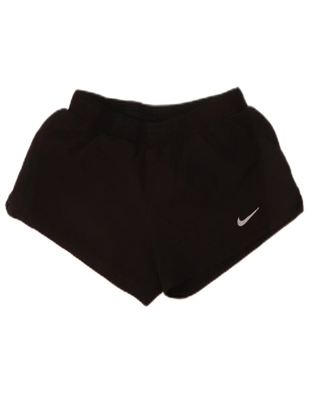 Nike Womens Dri Fit Sport Shorts UK 10 Small Black Polyester