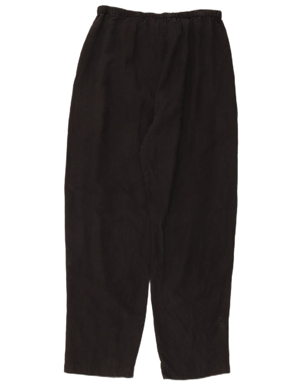 Marks & Spencer Pantaloni casual pentru femei cu talie înaltă UK 12 Medium W26 L28 Negru