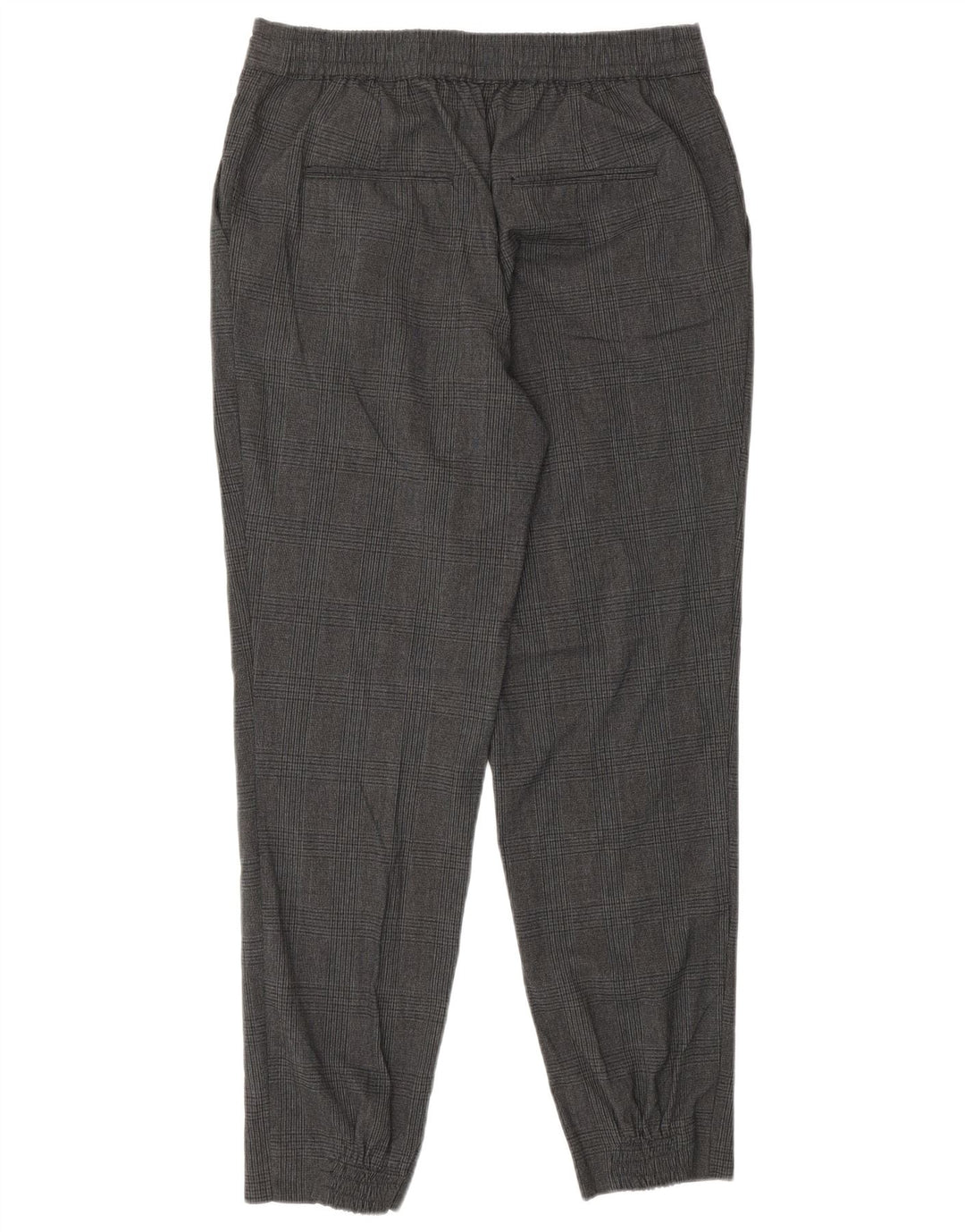 ZARA Γυναικείο παντελόνι casual με καρφιτσωτό μικρό γκρι πολυεστέρα