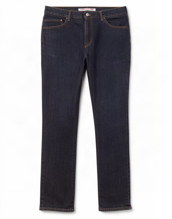 Carrera Damen 700 Slim Jeans W36 L32 Marineblau Baumwolle