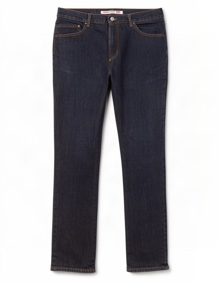 Carrera Damen 700 Slim Jeans W36 L32 Marineblau Baumwolle