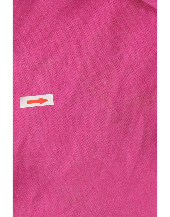 Champion Mens Hoodie Jumper Large Pink Cotton