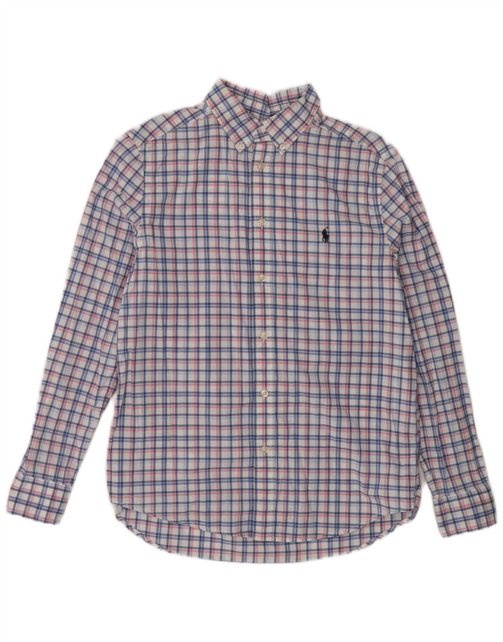 Ralph Lauren Boys Shirt 14-15 Years Large Multicoloured Check Cotton