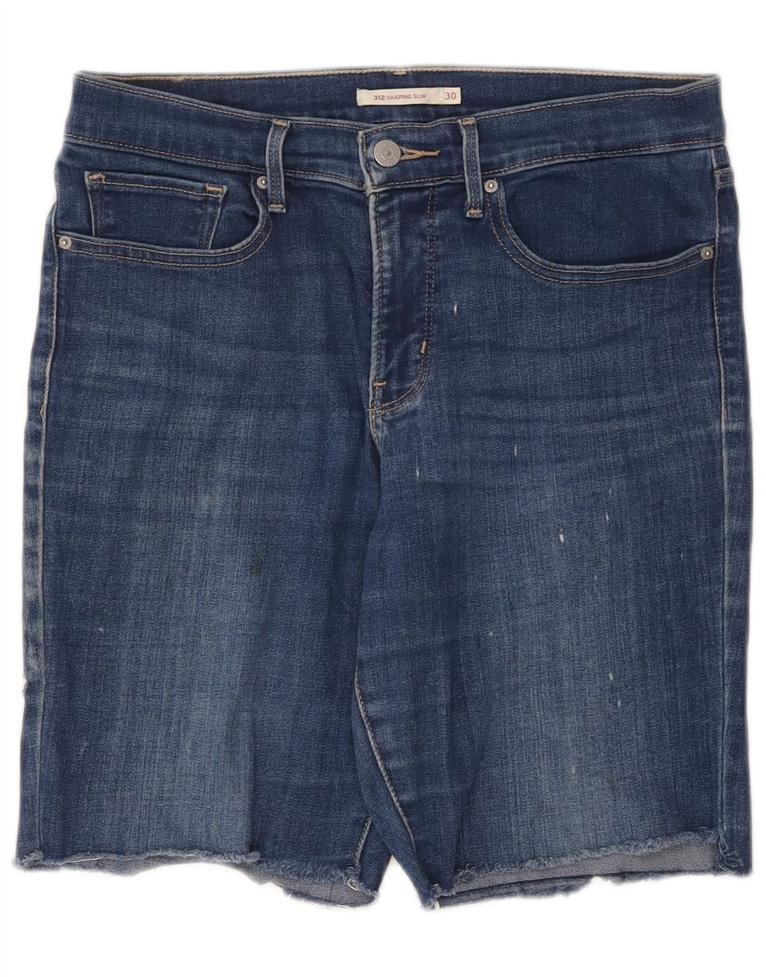 Levi's Womens 312 denimshorts W30 Medium Blue Bomuld
