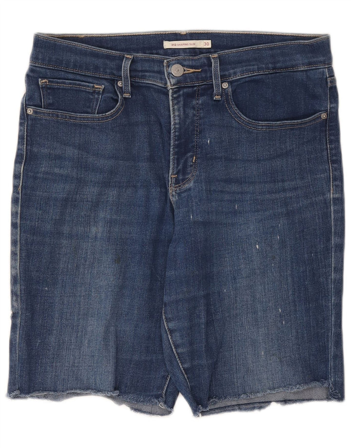 Levi's Womens 312 denimshorts W30 Medium Blue Bomuld