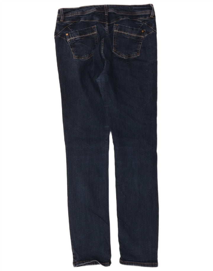 Marks & Spencer Womens Per Una Slim Jeans UK 12 Medium W32 L30 Navy Blue