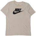 NIKE Mens Graphic T-Shirt Top Large White Cotton
