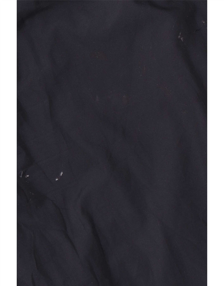 Pantaloni da tuta da uomo Adidas Large in poliestere blu navy