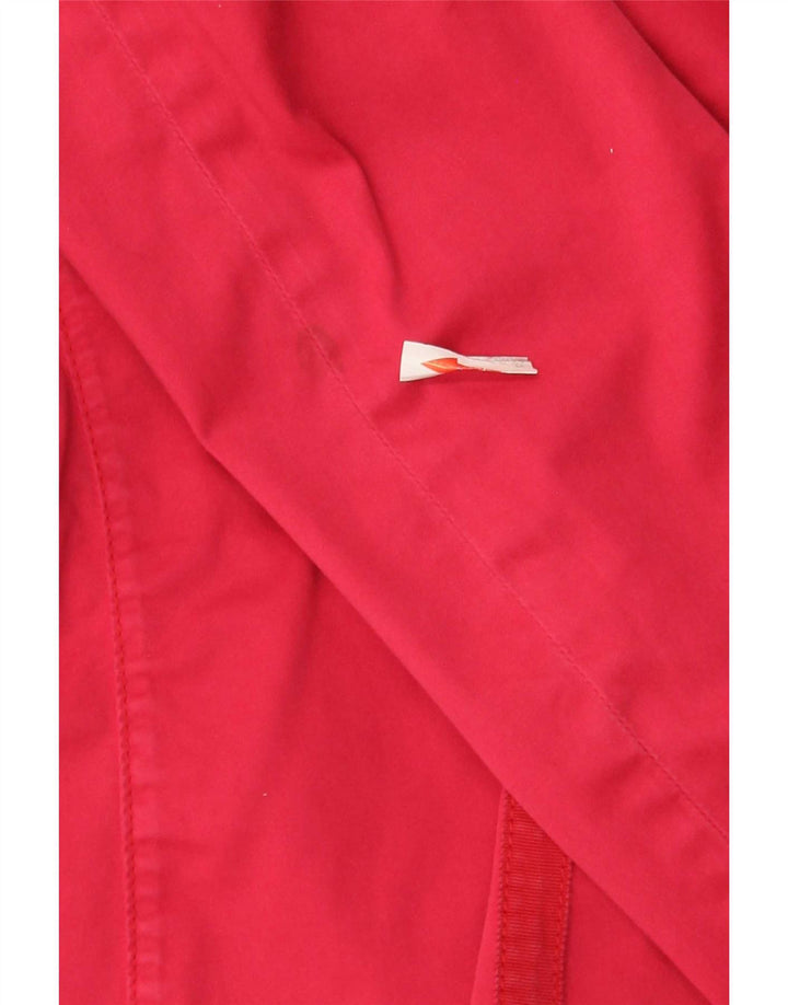Armani Jeans Womens 3 Button Blazer Jacket US 8 Medium Pink Cotton