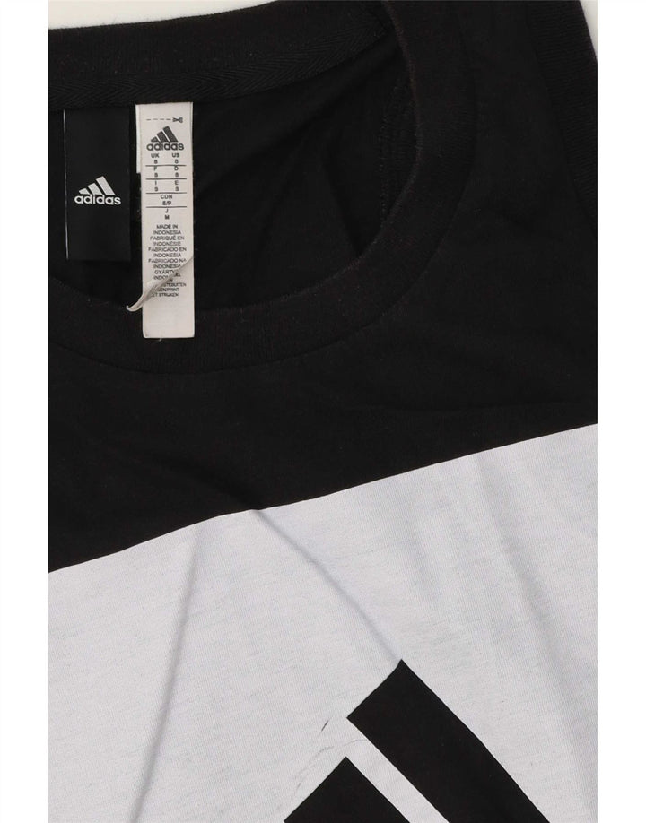 Adidas Mens Graphic Vest Top Small Black Cotton