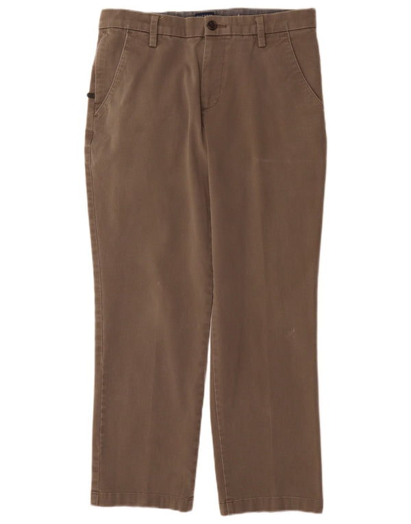 Calças masculinas Dockers Regular Chino W32 L28 Algodão cáqui