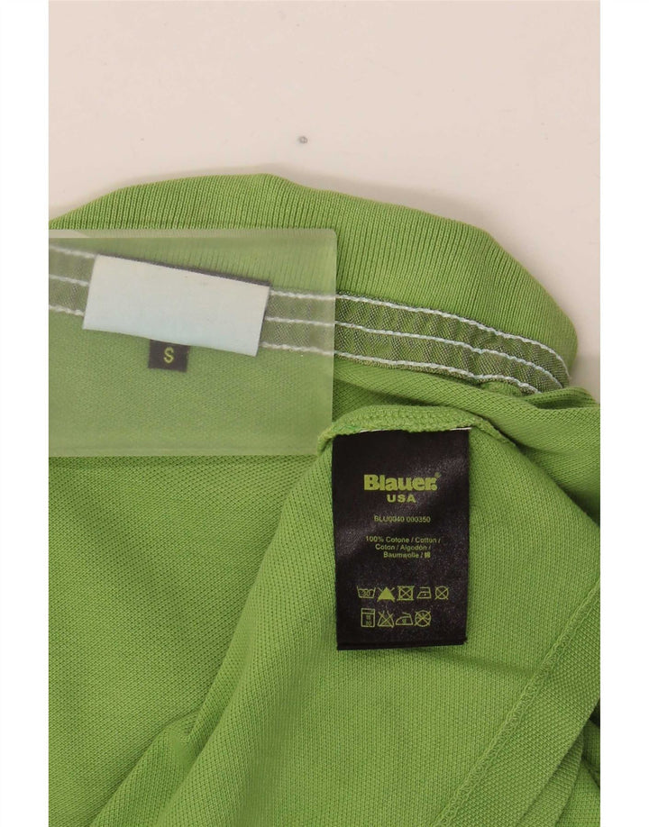 Camisa pólo masculina Blauer pequena algodão verde