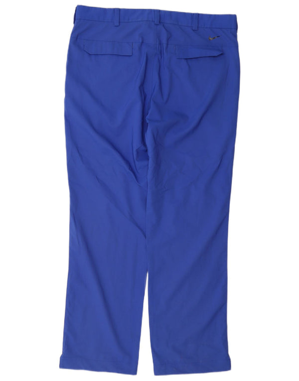 Pantalón chino recto Dri Fit para hombre Nike W34 L32 Poliéster azul