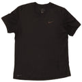 Nike Herre Dri Fit T-Shirt Top Medium Sort