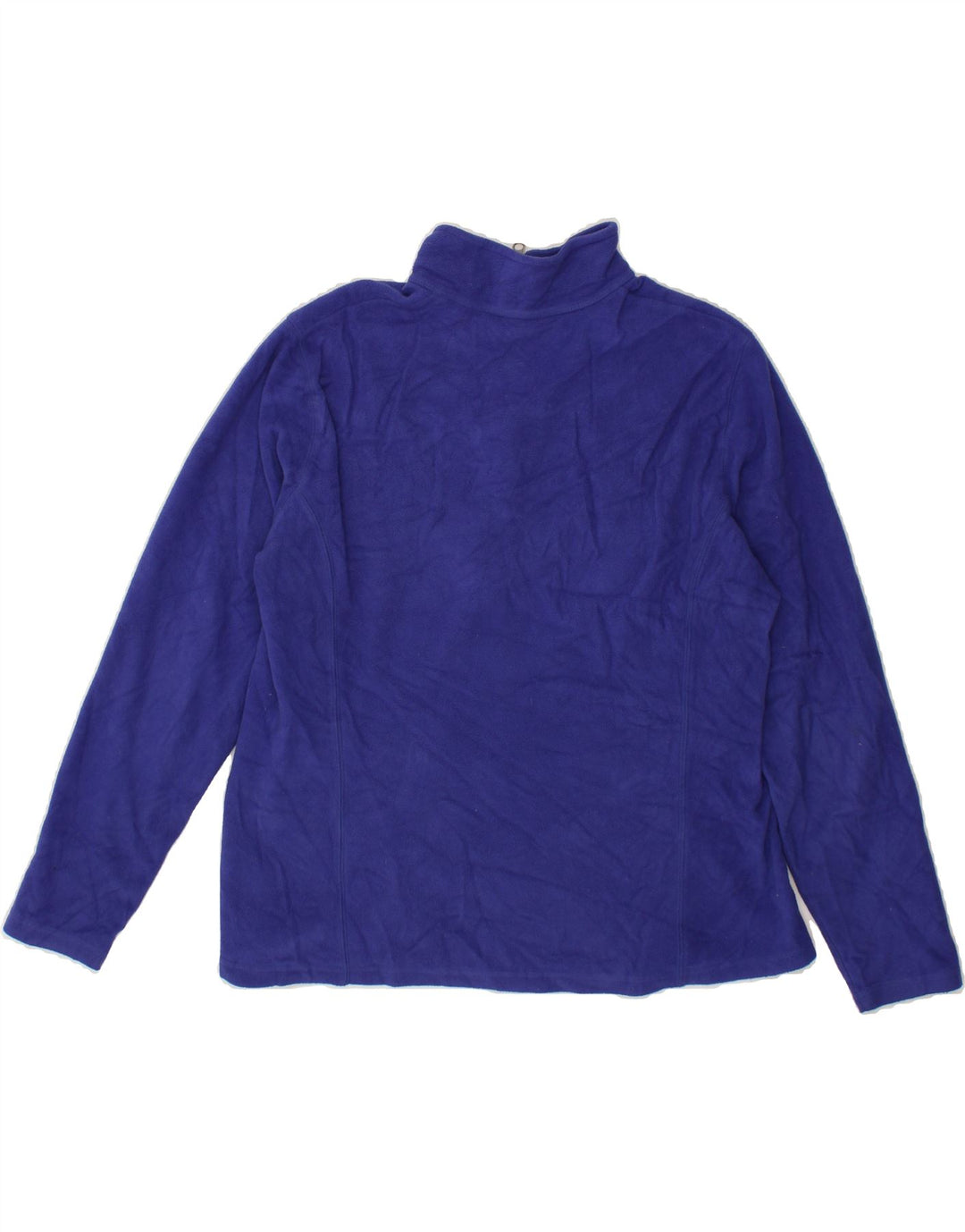 EDDIE BAUER Womens Fleece Jacket UK 16 Large Navy Blue Polyester Vintage Eddie Bauer and Second-Hand Eddie Bauer from Messina Hembry 