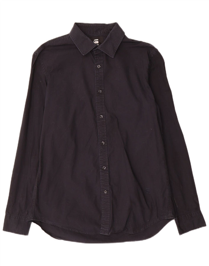 Camicia da uomo G-Star grande in cotone nero