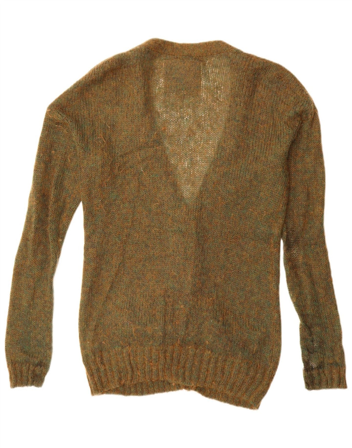 Jack Wills Damen-Strickjacke in Übergröße, Gr. 12, mittelkhakimeliert