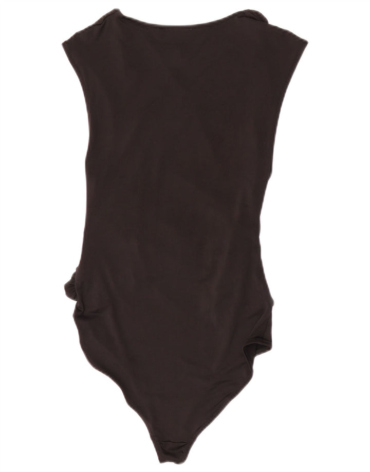 Body Zara Mujer UK 8 Small Poliéster Negro