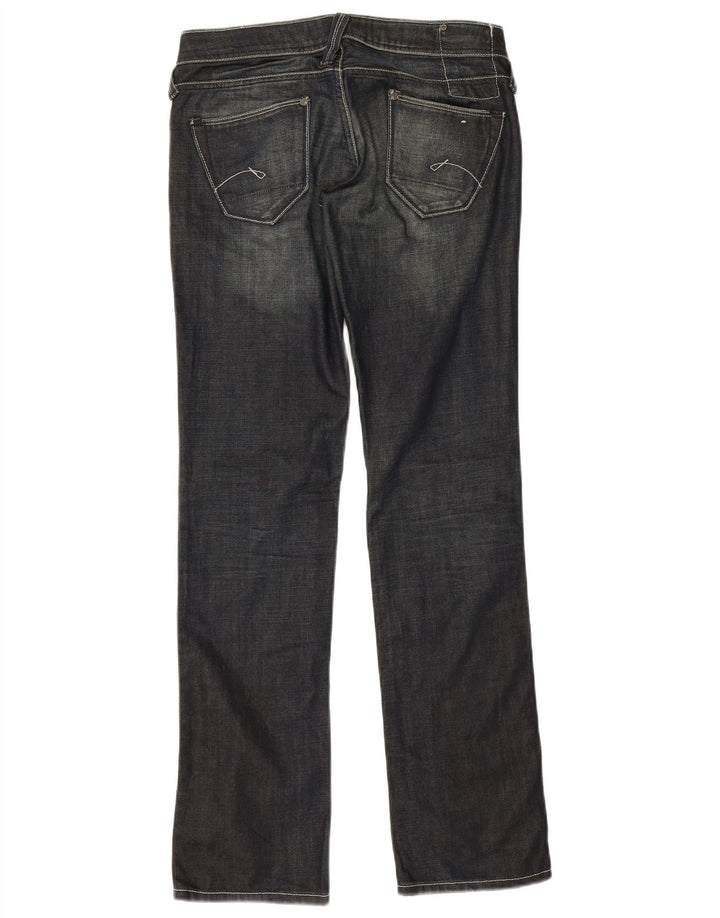 G-Star Womens Straight Jeans W28 L32 Navy Blue Cotton