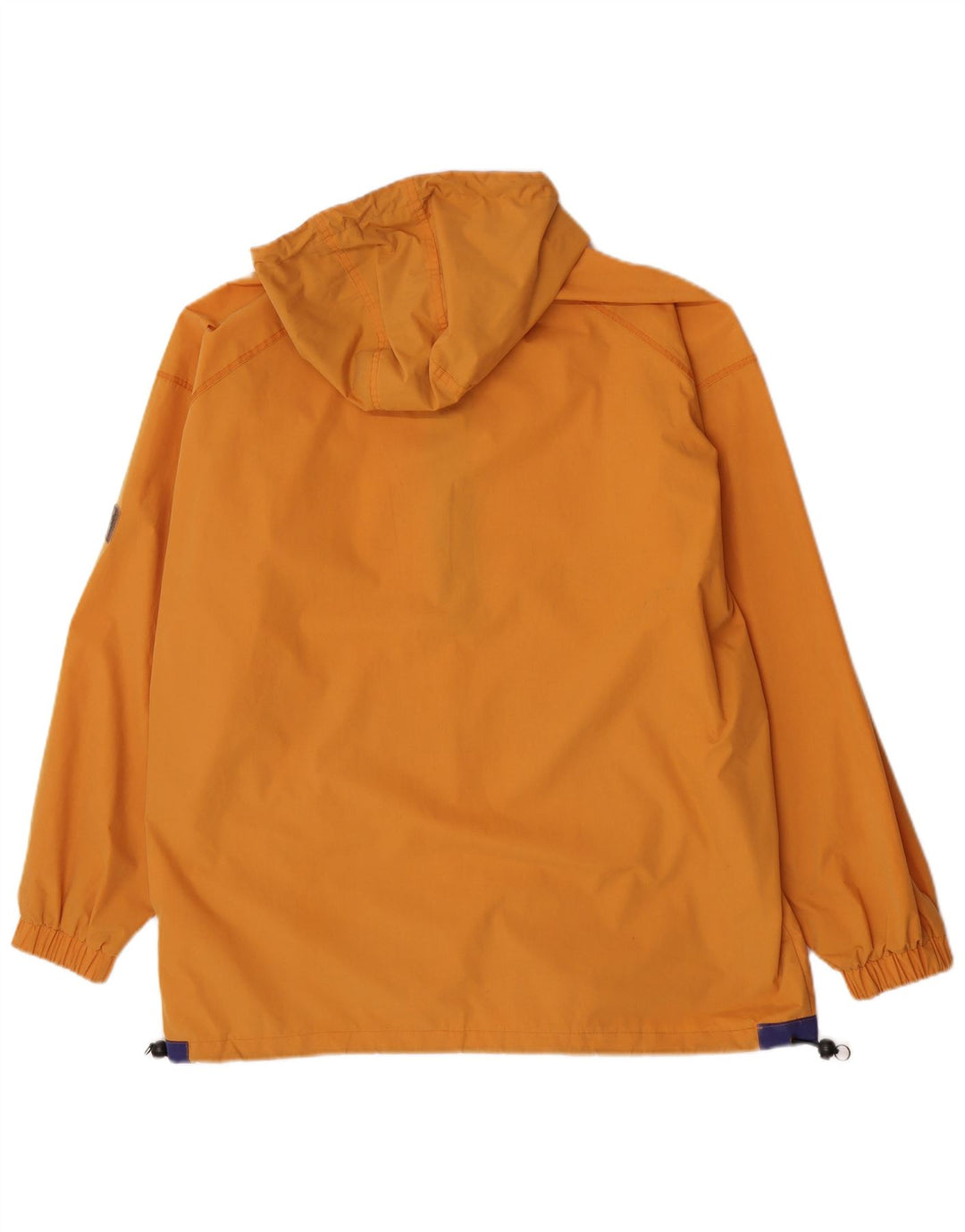 Jack Wolfskin Mens Hooded Anorak Jacket UK 42 XL Yellow Polyester
