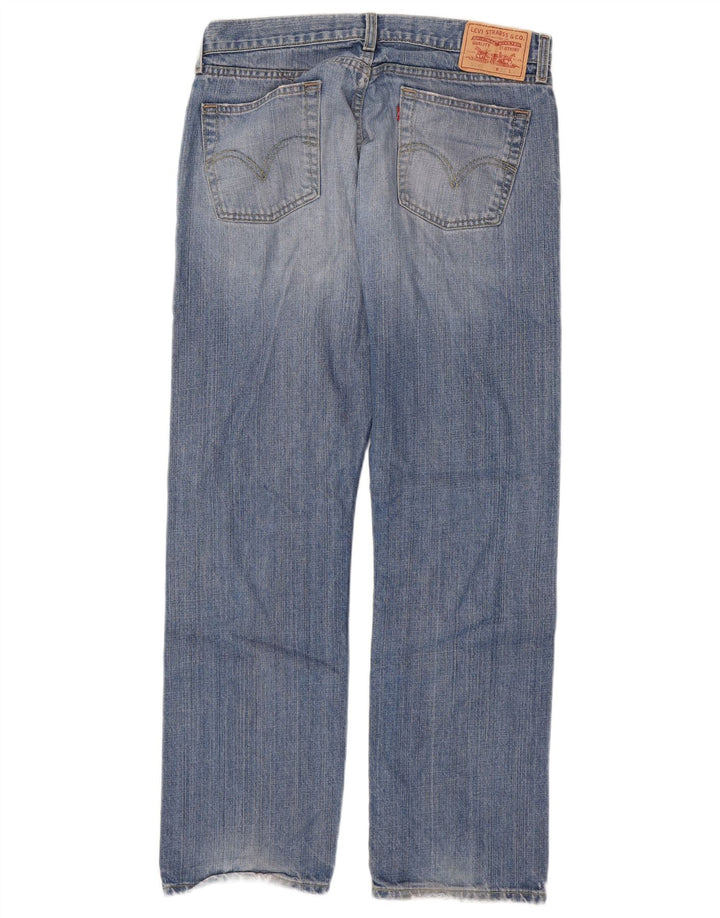 Levi's Mens 514 Slim Straight Jeans W33 L32 Blue Cotton