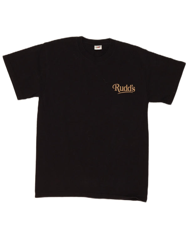 Fruit Of The Loom T-shirt coupe classique pour homme en coton noir moyen