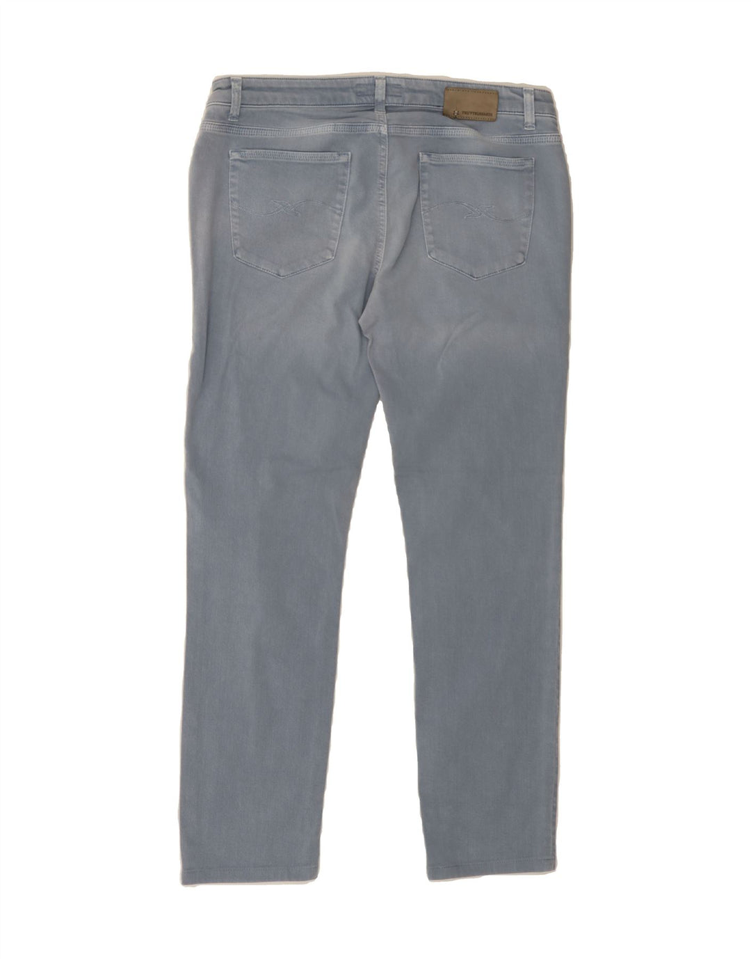 TRUSSARDI Womens Slim Jeans W30 L28  Blue Cotton Vintage Trussardi and Second-Hand Trussardi from Messina Hembry 