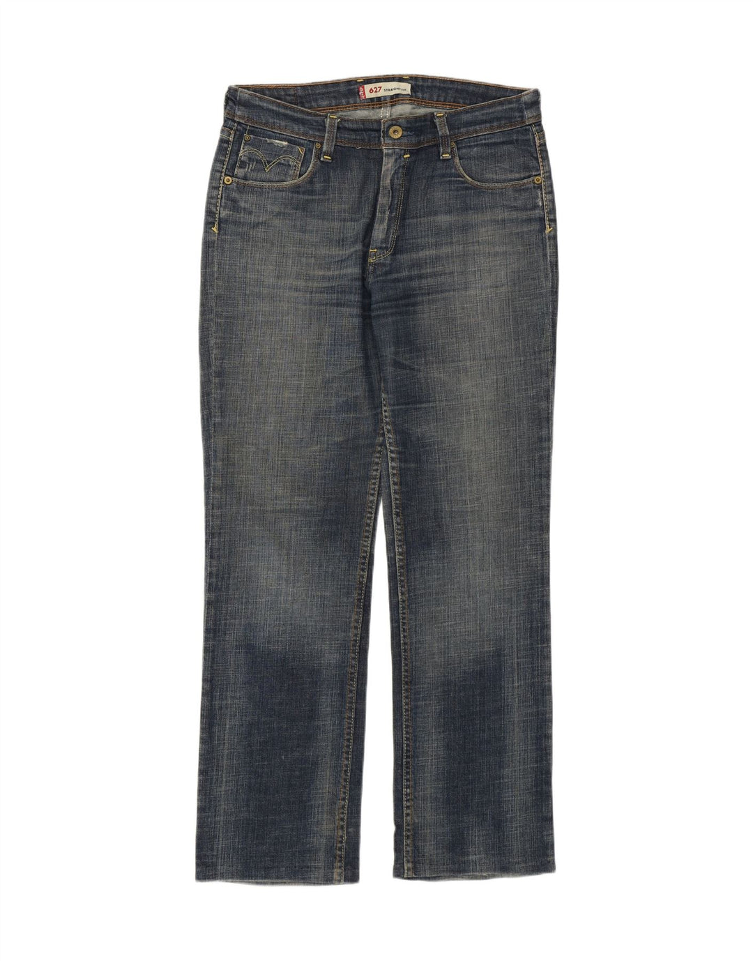 Jeans dritti Levi's 627 da donna W30 L27 Blu
