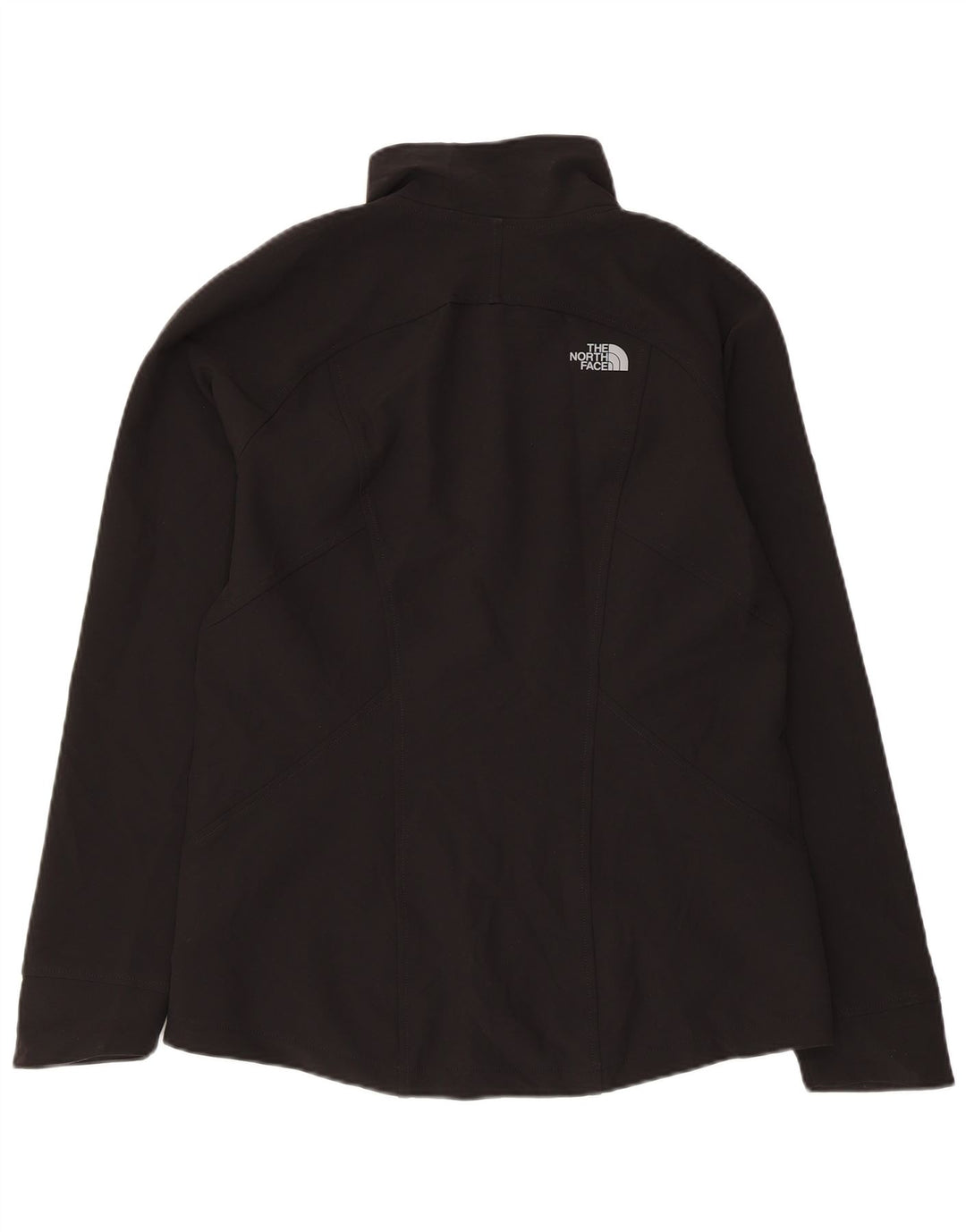 The North Face Damen-Trainingsanzug-Top-Jacke UK 14 Mittelschwarzes Polyester