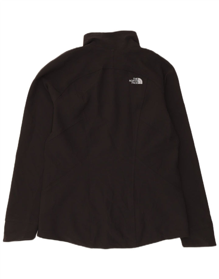 The North Face Damen-Trainingsanzug-Top-Jacke UK 14 Mittelschwarzes Polyester
