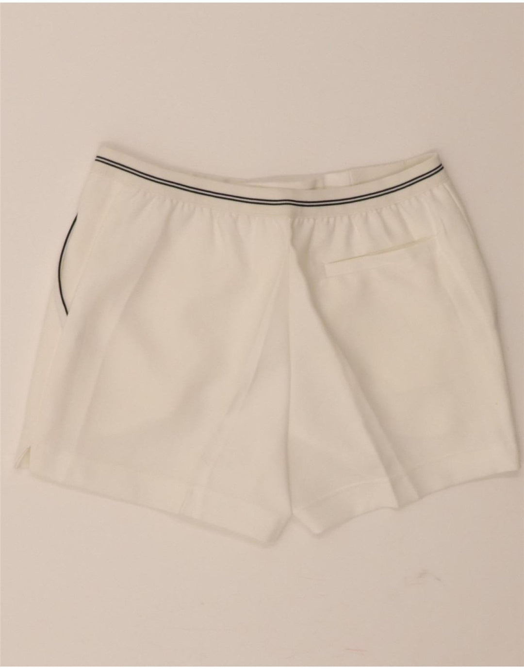 CAMPAGNOLO Womens Casual Shorts IT 50 XL W30 White Polyester Vintage Campagnolo and Second-Hand Campagnolo from Messina Hembry 