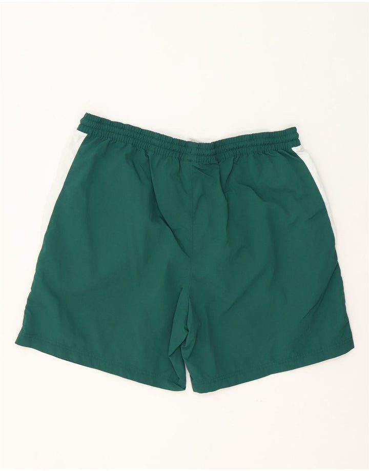 Pantaloncini sportivi Reebok da uomo XL verde in poliestere color block